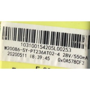 MAIN FUENTE PARA MONITOR ACER / NUMERO DE PARTE W20086-SY / TT307C5D V1 / PT236AT02-4 / MODELO S231HL BID 